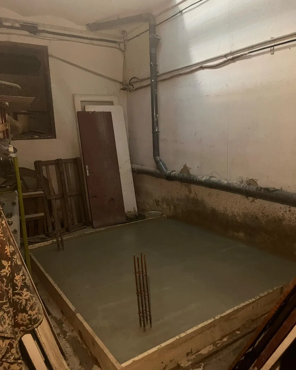Jacuzzi sur mesure créé par TNB Rénovation après renfort de la structure