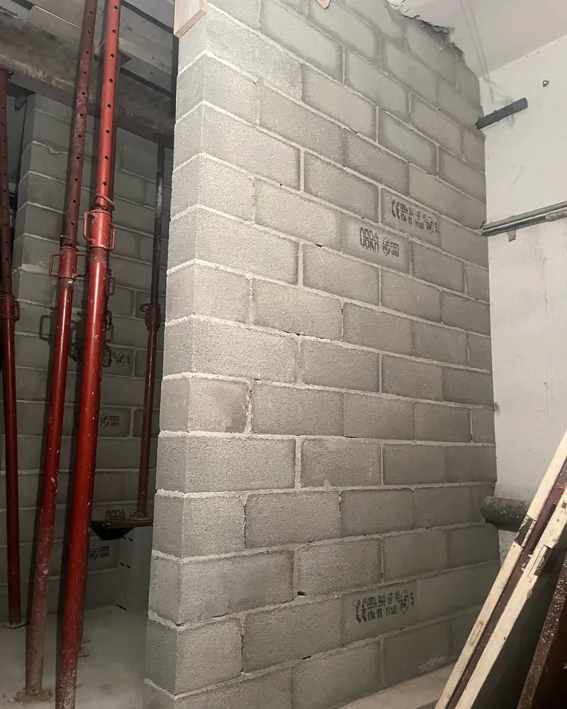Renfort structurel réalisé par TNB Rénovation pour l'installation d'un jacuzzi sur mesure